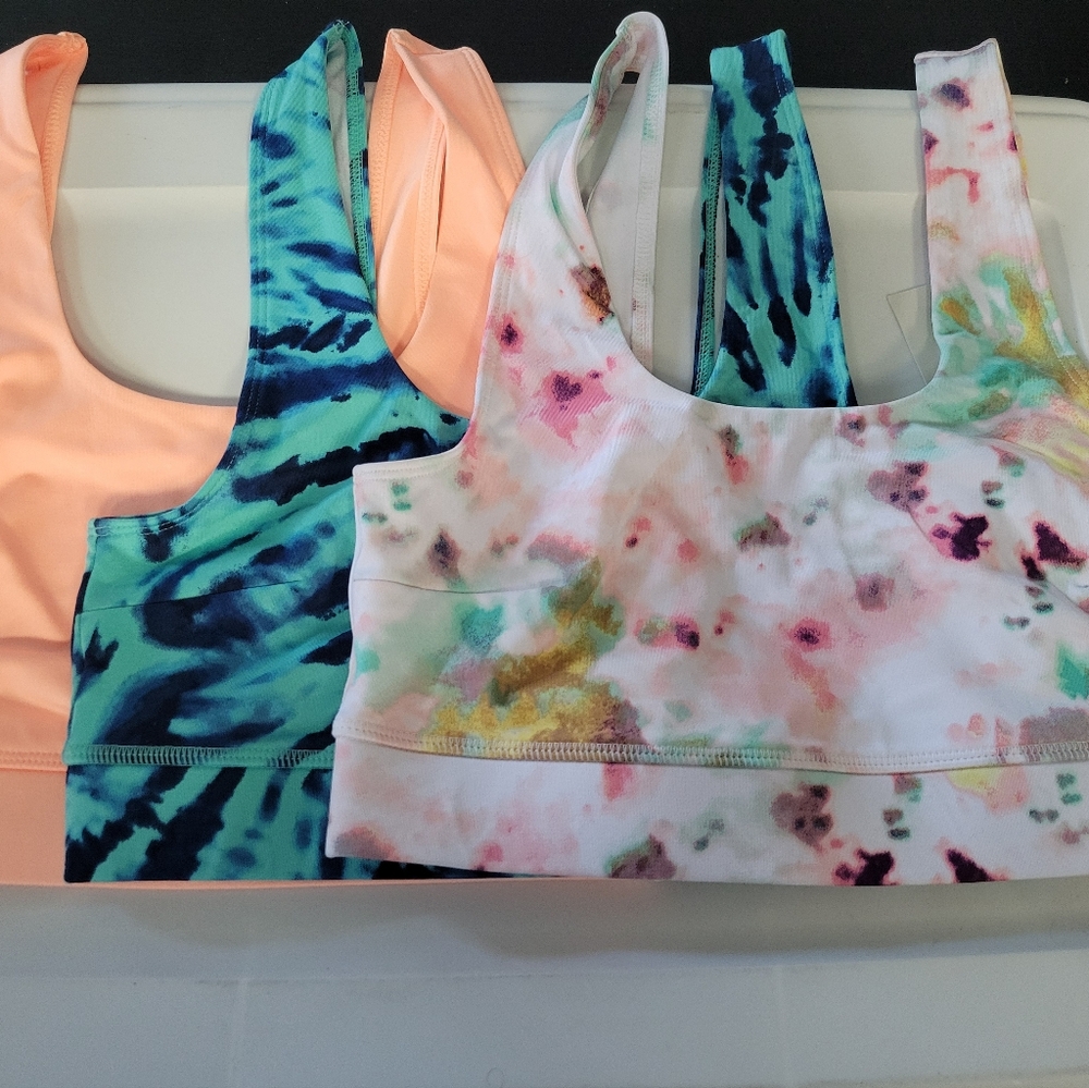 Jenni Intimates Colorful Sports Bras Set